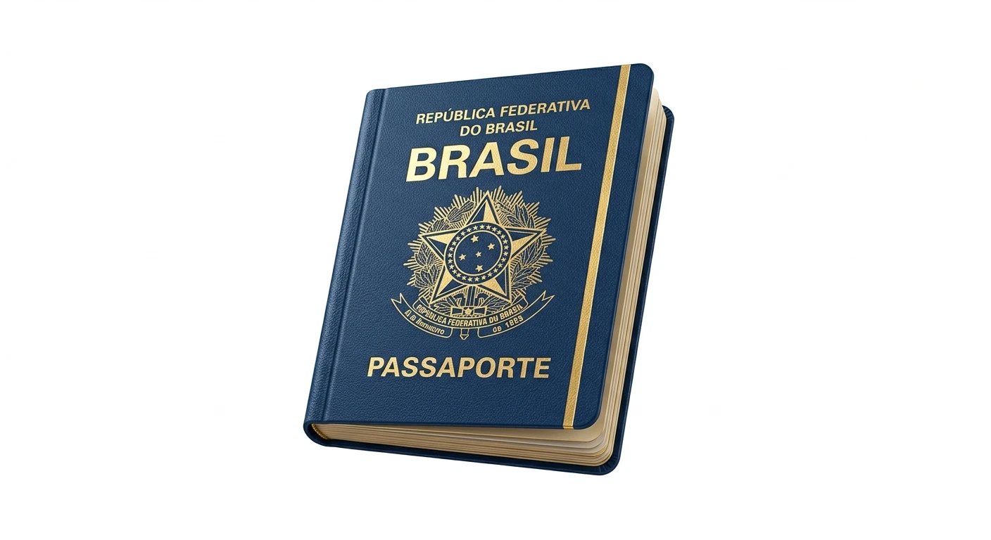 Como tirar o passaporte: documento brasileiro aberto mostrando foto e dados pessoais para viagens internacionais